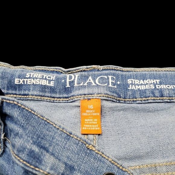 2/$20 The Children Place classic straight leg blue jeans - Picture 4 of 4